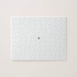 Eisbär in einem Schnee-Sturm Puzzle