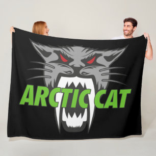 Eisbär Katze Arktis Fleecedecke