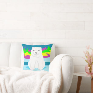 Eisbär-Kinder-Nursery-Raumdeko Kissen