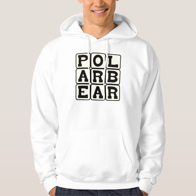 Eisbär, König der Kälte Hoodie (Vorderseite)