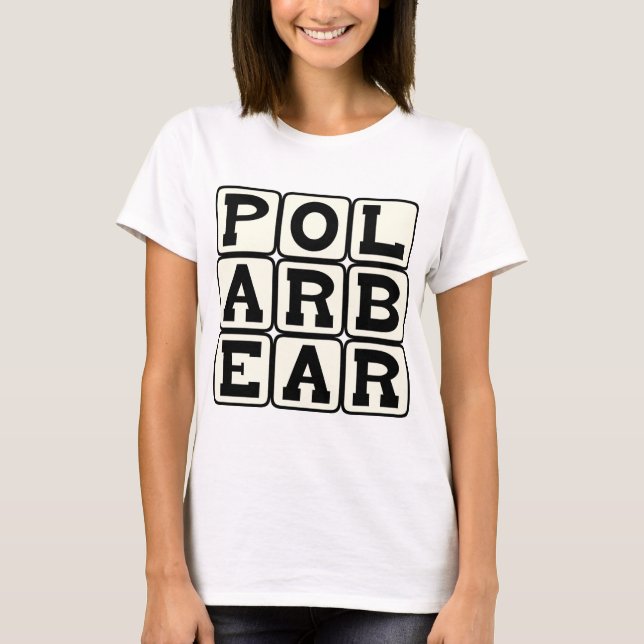 Eisbär, König der Kälte T-Shirt (Vorderseite)
