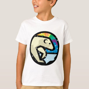 Eisbär-Kreis-Design T-Shirt