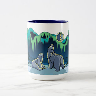 Eisbar-Kunst-Becher Tassen Polarbär-Becher & Gläse