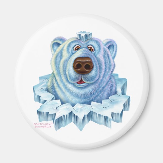 Eisbär Magnet (Vorne)