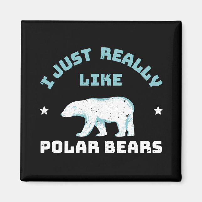 Eisbär Magnet (Vorne)
