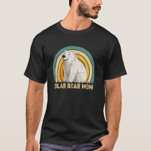 Eisbär-Mama Muttertag Eisbär-Mädchen T-Shirt