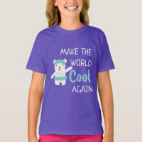 Eisbär mit schwimmendem Ring Klimawandel