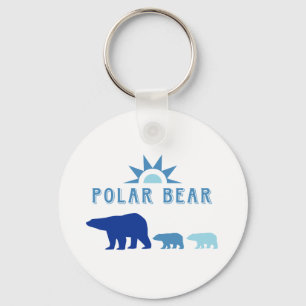 Eisbär mit Sonne Schlüsselanhänger