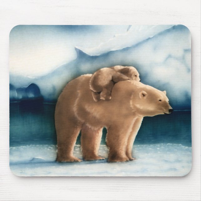 Eisbär Mousepad (Vorne)