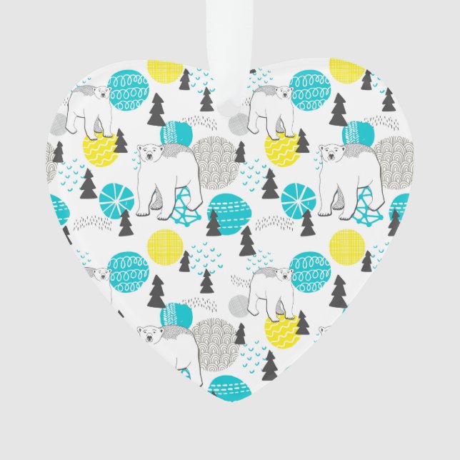 Eisbär Ornament (Vorderseite)