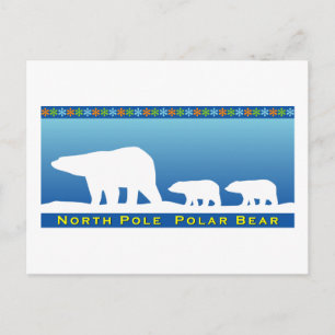 Eisbär Postkarte