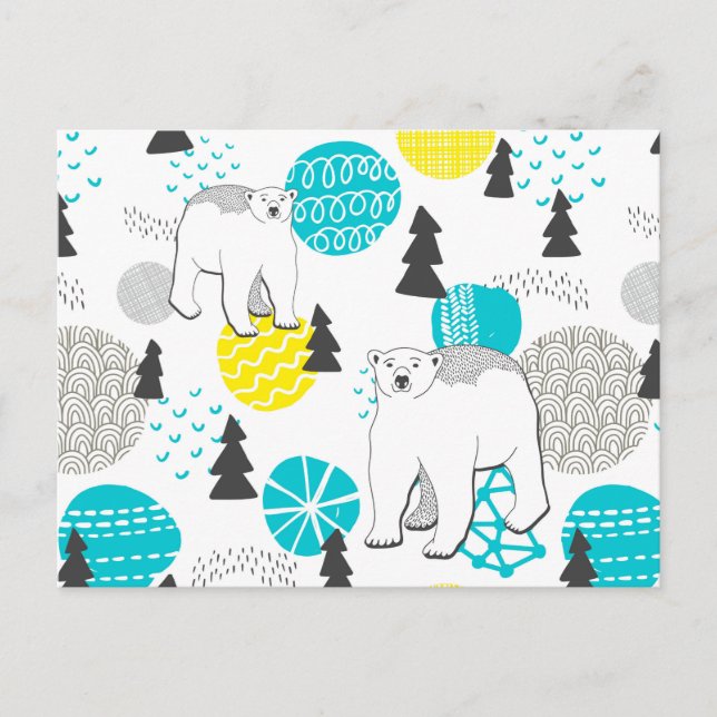 Eisbär Postkarte (Vorderseite)