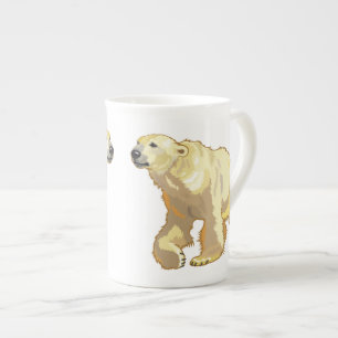 Eisbär Prozellantasse