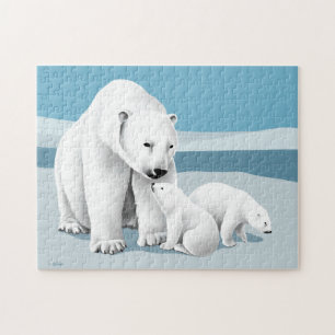 Eisbär Puzzle