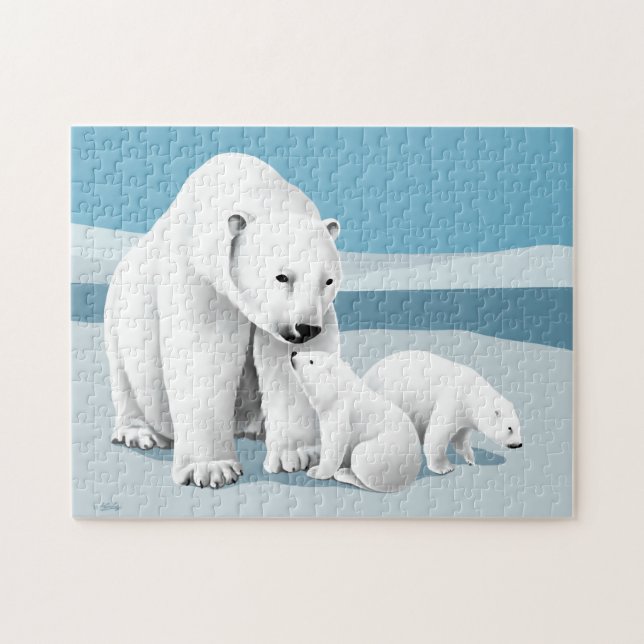 Eisbär Puzzle (Horizontal)