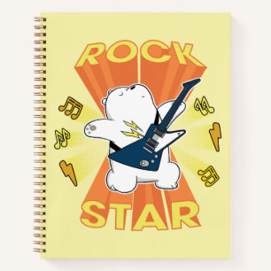 Eisbär - Rock Star Notizbuch