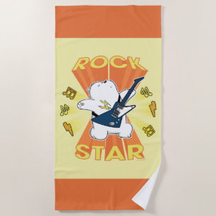 Eisbär - Rock Star Strandtuch