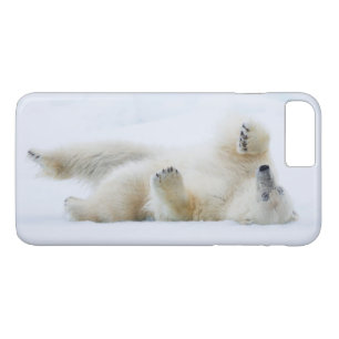 Eisbär rollt im Schnee, Norwegen Case-Mate iPhone Hülle