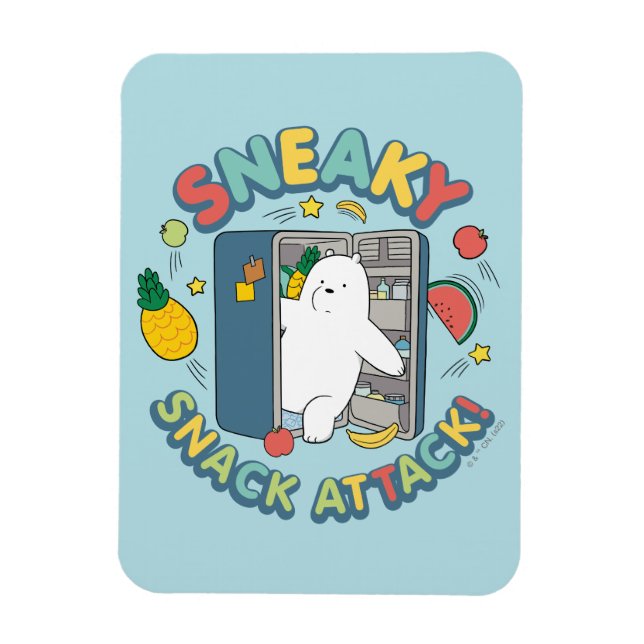 Eisbär - Sneaky Snack Attack! Magnet (Vertikal)