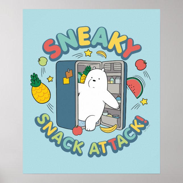 Eisbär - Sneaky Snack Attack! Poster (Vorne)