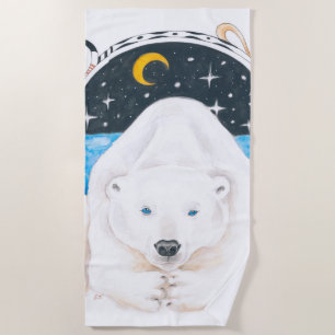 Eisbär Strandtuch