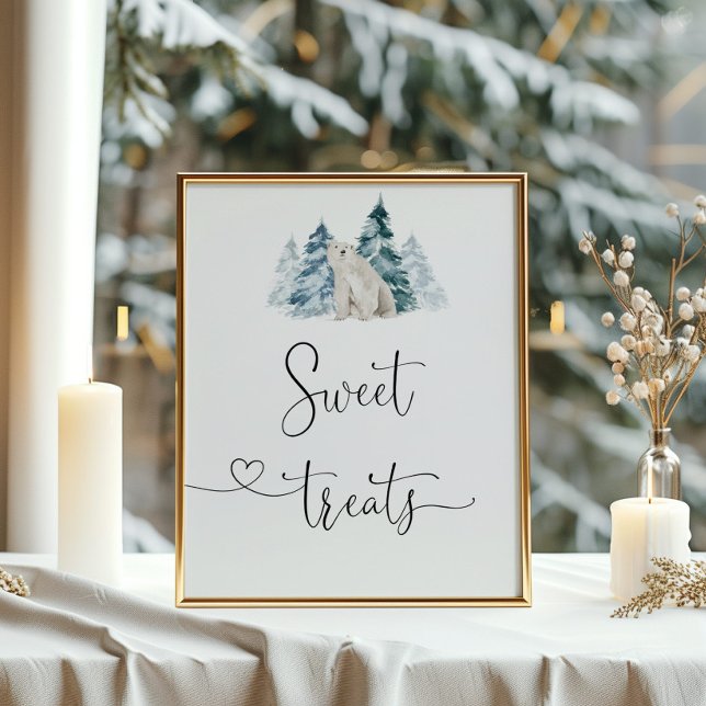 Eisbär Süßes Leckereien-Poster Poster (Von Creator hochgeladen)