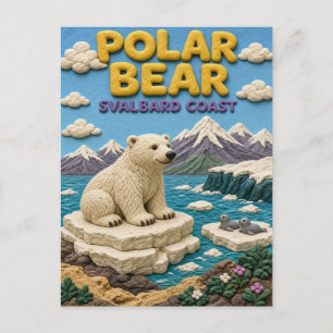 Eisbär Svalbard-Küste Modern KlayKoo Postkarte