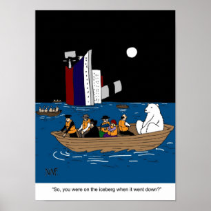 EISBÄR TITANISCH POSTER
