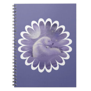 Eisbär und Jungtier Notizbuch Notizblock