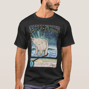 Eisbär Ursa Major Konstellation T-Shirt