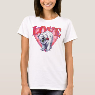 Eisbär-Valentinstag T-Shirt