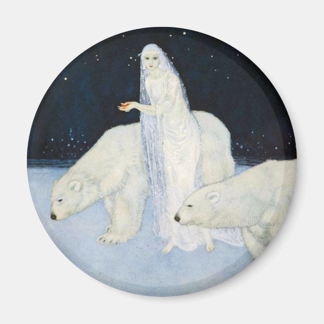 Eisbär Wintermagic Magnet - Edmund Dulac (Vorne)