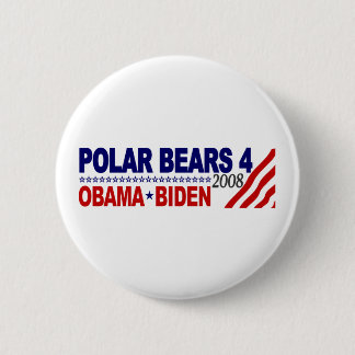 Eisbären 4 Obama Biden 2008 Button