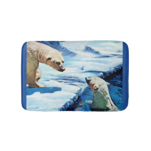 Eisbären Badematte