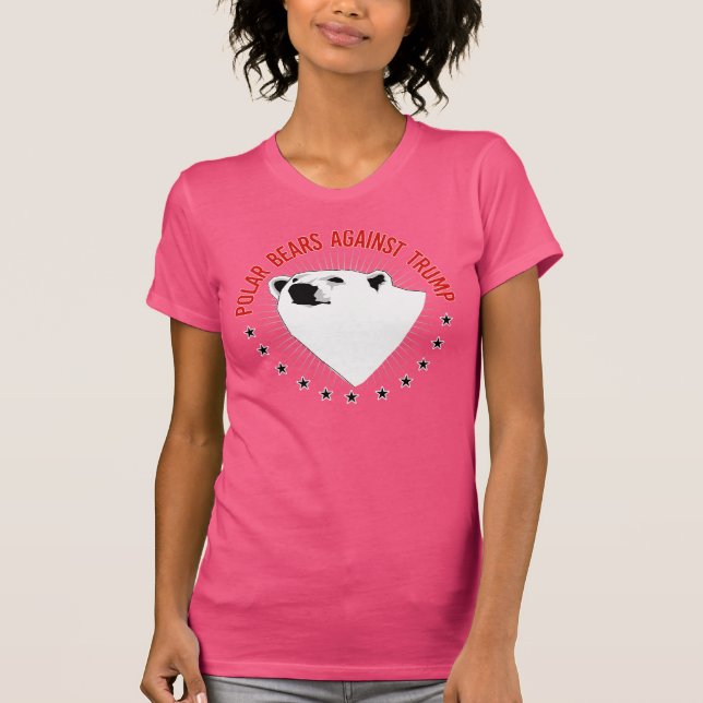 Eisbären gegen Trumpf - - Pro-Wissenschaft - T-Shirt (Vorderseite)