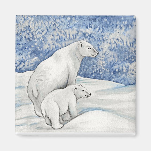 Eisbären Magnet (Vorne)