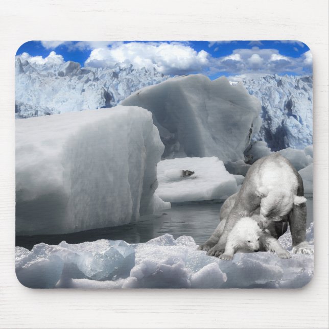 Eisbären Mousepad (Vorne)