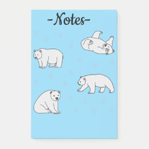 Eisbären Post-it Klebezettel