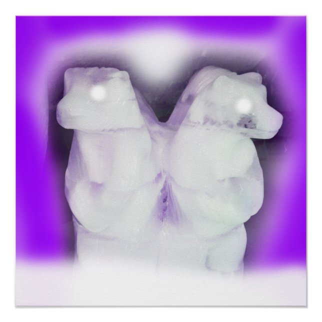 Eisbären Poster (Vorderseite)