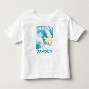 Eisbären u. CUB - Dawson, Alaska Kleinkind T-shirt
