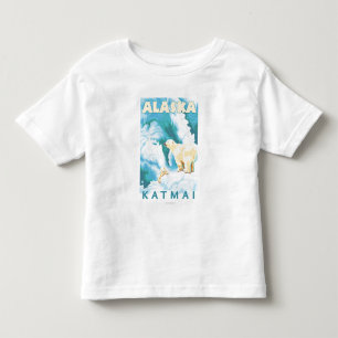Eisbären u. CUB - Latouche, Alaska Kleinkind T-shirt