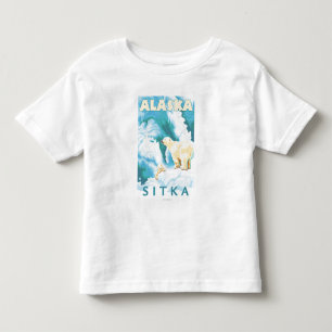 Eisbären u. CUB - Sitka, Alaska Kleinkind T-shirt