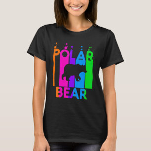 Eisbärenblase mit Silhouette T-Shirt