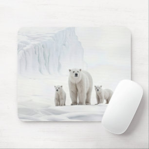 Eisbärenfamilie Mousepad