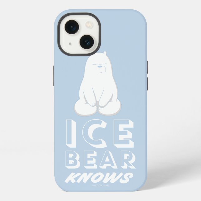 Eisbärenkunde iPhone Hülle (Rückseite)