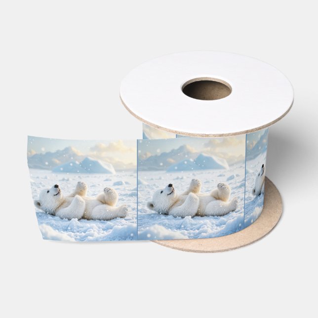 Eisbärenkuppe Satinband (Spule)