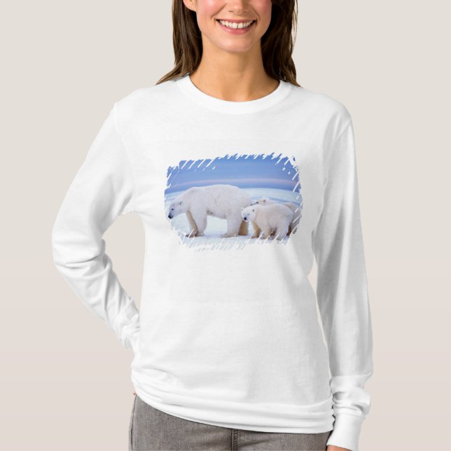 Eisbärensau mit Naben T-Shirt (Vorderseite)