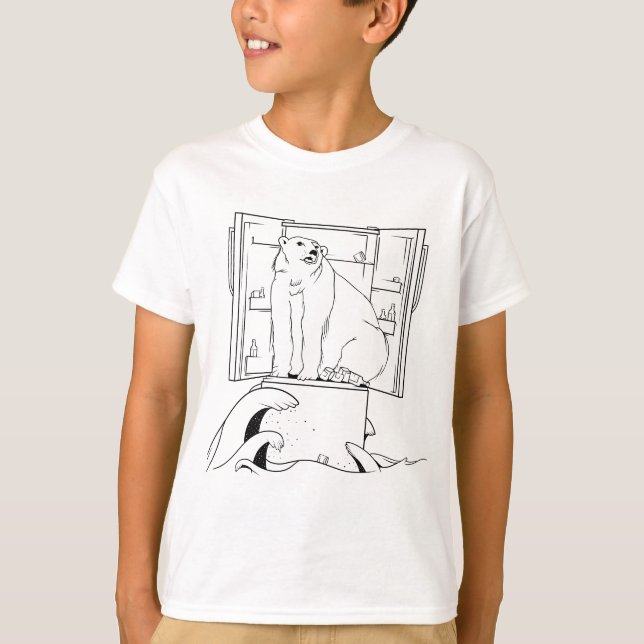 Eisbärenschmelze T-Shirt (Vorderseite)