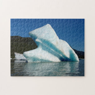 Eisberg auf dem Mendenhall-See in Alaska Puzzle