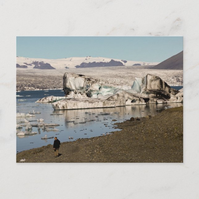 Eisberg Formationen Postkarte (Vorderseite)